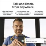 Google Nest Doorbell - (Con cable, 2ª generación) - Cámara de timbre de video con cable - Cámara de seguridad para timbr