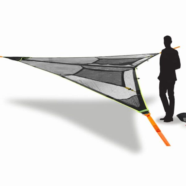 Hamaca doble Tentsile DHM3 para 2 personas negro 156 x 106 pulgadas capacidad 660 libras