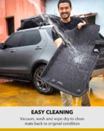 Tapete Kagu 3D MAXpider L1KA07401509 Ajuste Personalizado Negro para Kia Sorento Híbrido 6 Asientos 2022 2026 Juego Comp