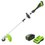 Recortadora de Hilo Greenworks ST40L414 40V 16 pulgadas Inalámbrica sin Escobillas Batería 4.0Ah Incluida