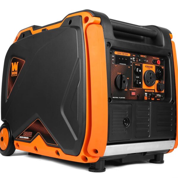 Generador Inversor Portátil WEN 56450i 4500 Vatios Listo para RV con Apagado de Combustible