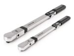 TEKTON 3/8, 1/2 Pulgada de transmisión de haz dividido de 72 dientes Juego de llaves de torsión con estuches, 2 piezas (