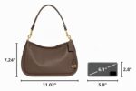 Bolso Bandolera Coach Cary CC437 B4CBD Piel Suave Color Piedra Oscura