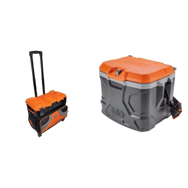 Bolsa de Herramientas Rodante Klein Tools 55473RTB con Enfriador de Trabajo 55600 Ruedas de 8 Pulgadas Capacidad 250 Lib