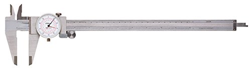 Pinza de Dial Fowler 52-030-012-1 Rango 0-12 Pulgadas 300 mm Lectura Dual Acero Inoxidable