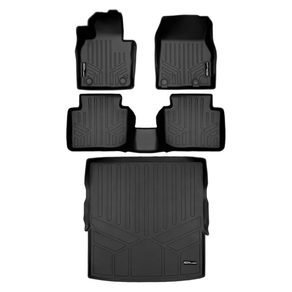 Juego de Tapetes SMARTLINER Filas 1 2 y Cargo para Mazda CX50 2023-2025 Mezcla de Caucho Polietileno