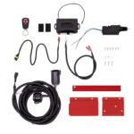 Modelo PS8003 Kit RKE, mazo de cables de enganche, caja de sillín rojo