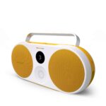 Altavoz Bluetooth Polaroid P3 9090 Amarillo Boombox Retro Futurista Recargable con Emparejamiento Estéreo