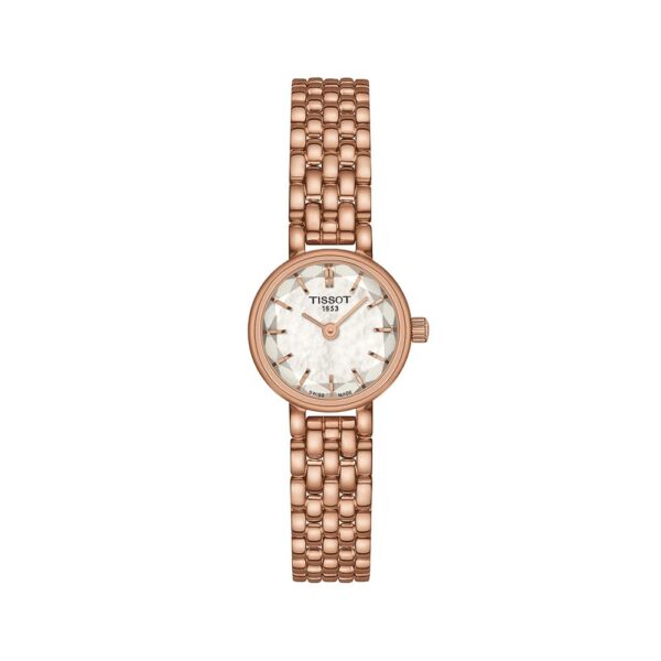 Reloj Tissot Lovely Round T1400093311100 Caja de Acero Inoxidable 316L con PVD Oro Rosa Diámetro 19.5 Milímetros Cristal