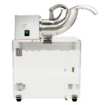 Restaurantware Hi Tek - Máquina eléctrica de cono de nieve, 1 máquina de afeitar de hielo con boca de tolva ancha, funci