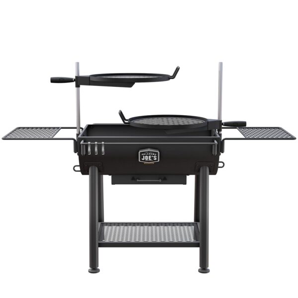 Parrilla de Carbón Oklahoma Joe's Firecraft Series Barril 23302166 480 Pulgadas Cuadradas Negro Acero Inoxidable