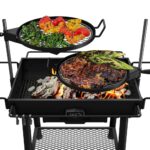 Parrilla de Carbón Oklahoma Joe's Firecraft Series Barril 23302166 480 Pulgadas Cuadradas Negro Acero Inoxidable