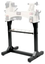 Soporte para torno Jet JWL-1221VS 719202A con bandeja para herramientas y Juego de 3 pinzas Big Horn 19053C de 8 pulgada
