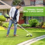 Cortadora de Cuerda Greenworks STB460 80V 16 Pulgadas Sin Escobillas Gen 2