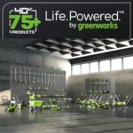 Cortadora de Cuerda Greenworks ST40L810 40V Inalámbrica 17 Pulgadas Motor sin Escobillas con Batería 8 Ah y Cargador Ráp