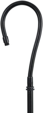Gator Frameworks Paquete de diez cuellos de cisne negros flexibles para micrófonos; 19 pulgadas de longitud (10PK-GFW-MI