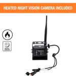 Sistema Inalámbrico de Observación Trasera Buyers Products 8883210 Cámara de Respaldo Monitor 7 Pulgadas IP68