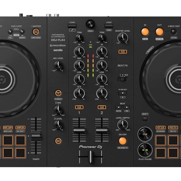 Controlador DJ Pioneer DJ DDJ-FLX4 2 Canales Grafito para Rekordbox y Serato