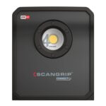 Scangrip NOVA 4 Connect - Luz de trabajo portátil LED de 4000 lúmenes, funciona con batería, función de atenuador de luz