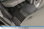 Juego de Tapetes SMARTLINER 3 Filas y Forro de Carga para Toyota Sienna 2021 2025