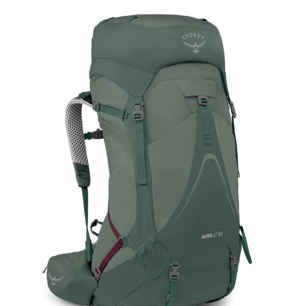 Mochila de Mochilero Osprey Aura AG LT 50L Mujer Talla WXS/S Color Koseret Darjeeling Spring Green
