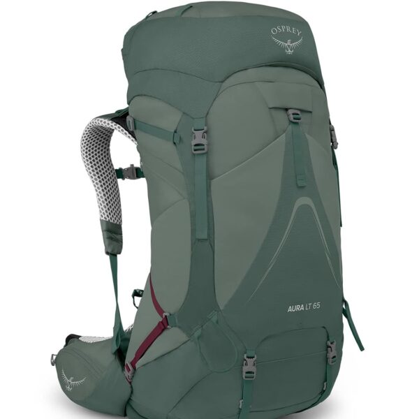 Mochila de Mochilero Osprey Aura AG LT 65L para Mujer Modelo 10004700 Koseret Darjeeling Spring Green Talla WM/L