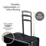 Set de Maletas Champs International S1034 BLACK Colección Earth Policarbonato Bloqueo TSA Puerto USB