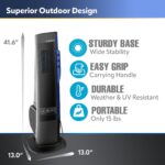 Ventilador de Torre para Exteriores Lasko Misto YF300 con Nebulización 4 Velocidades Oscilación Negro 42 pulgadas
