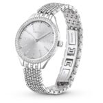 Reloj Swarovski Attract Cristal 5644062 Caja de Acero Inoxidable 33 milímetros Pulsera de Metal Color Plata