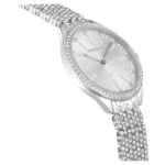 Reloj Swarovski Attract Cristal 5644062 Caja de Acero Inoxidable 33 milímetros Pulsera de Metal Color Plata