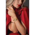 Reloj Bulova Marc Anthony 97P164 Acero Inoxidable Dorado con Diamantes para Mujer