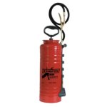 Pulverizador de Tanque Chapin 19054 Extreme Tri-Poxy 3.5 Galones Cabeza Abierta para Hormigón Industrial Color Rojo
