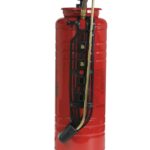 Pulverizador de Tanque Chapin 19054 Extreme Tri-Poxy 3.5 Galones Cabeza Abierta para Hormigón Industrial Color Rojo