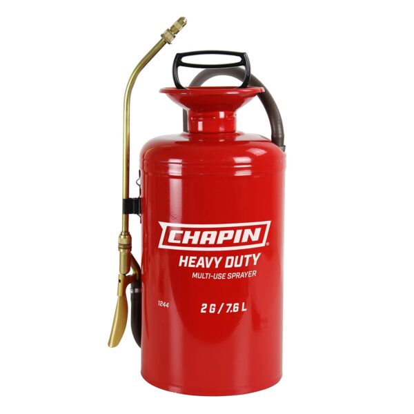Pulverizador de Tanque de Acero Chapin 1244 Tri-Poxy 2 Galones Rojo