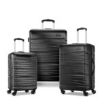 Maleta Samsonite Evolve SE Juego de 3 Piezas Rígida Expandible Negro Bass Black