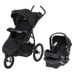 Cochecito para Correr Baby Trend Expedition Race Tec Plus Jogger TJ76D14C Ultra Black Plus con Asiento de Auto EZ-Lift 3