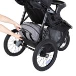 Cochecito para Correr Baby Trend Expedition Race Tec Plus Jogger TJ76D14C Ultra Black Plus con Asiento de Auto EZ-Lift 3