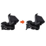 Cochecito para Correr Baby Trend Expedition Race Tec Plus Jogger TJ76D14C Ultra Black Plus con Asiento de Auto EZ-Lift 3
