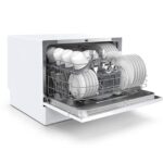 Honeywell Lavavajillas de encimera con 6 ajustes de lugar, 6 programas de lavado, bañera de acero inoxidable, UL/Energy
