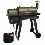 Ahumador Z GRILLS Serie 450 8 en 1 Parrilla de Pellets de Madera 459 Pies Cuadrados Color Bronce