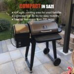 Ahumador Z GRILLS Serie 450 8 en 1 Parrilla de Pellets de Madera 459 Pies Cuadrados Color Bronce