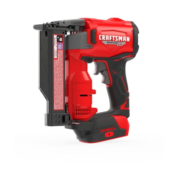 CRAFTSMAN V20 RP Clavadora de clavos, pistola de clavos, 23GA, para clavos de pasador de 5/8-1-3/8 pulgadas, solo herram