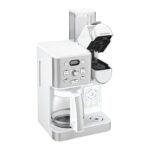Cuisinart Cafetera de 12 tazas, jarra de vidrio de una sola porción, máquina automática de café caliente y helado, contr