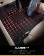 Tapete Trasero 3D MAXpider Kagu Ajuste Personalizado Compatible con Chrysler Pacifica Hybrid Pinnacle 2021 2026