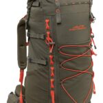 Mochila de Senderismo ALPS Mountaineering Nomad RT 75 Modelo 6624955 Arcilla Chili Nailon 200D Ripstop 65L a 85L