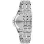 Reloj Bulova Octava Crystal 96L305 para Mujer Acero Inoxidable Plateado con Esfera de Cristales 34 Milímetros