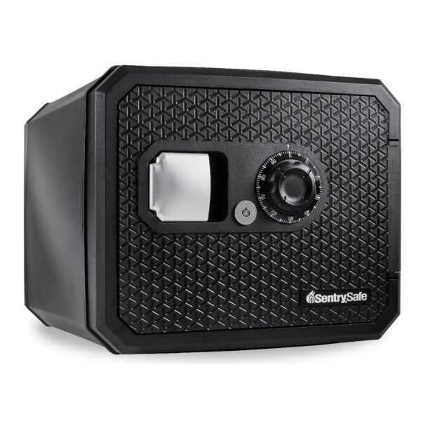 SentrySafe Caja fuerte estante ignífuga e impermeable, caja fuerte grande para el hogar u oficina con cerradura de combi