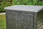 Cobertizo de Almacenamiento Keter Prime XL Resina Negro 57 x 32 x 49 Pulgadas Puertas Dobles