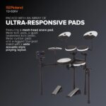 Roland TD-02KV V-Drums | Batería electrónica con capacidad de ejecución expresiva, características de reducción de ruido