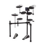 Roland TD-02K V-Drums | Kit de tambor electrónico compacto para principiantes con capacidad de reproducción expresiva, c